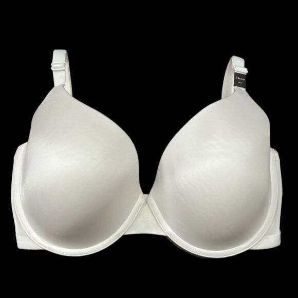 Victorias Secret Very Sexy Uplift Semi Demi Padded Satiny bra Off white 34DDD - Picture 2 of 5